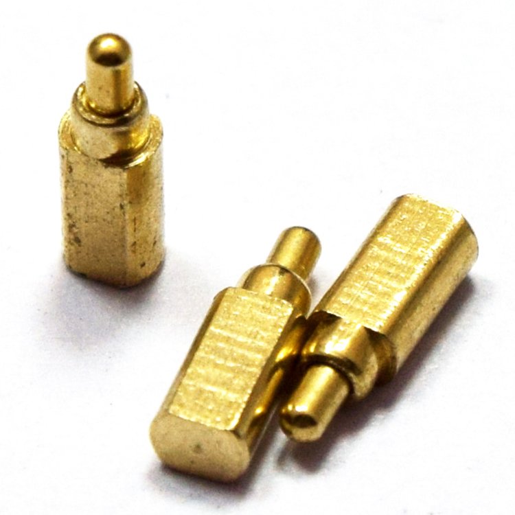 Good quality gold plated computer pins female and male thin famale smt electrode earbuds e2 75 drill pogo pin charing
