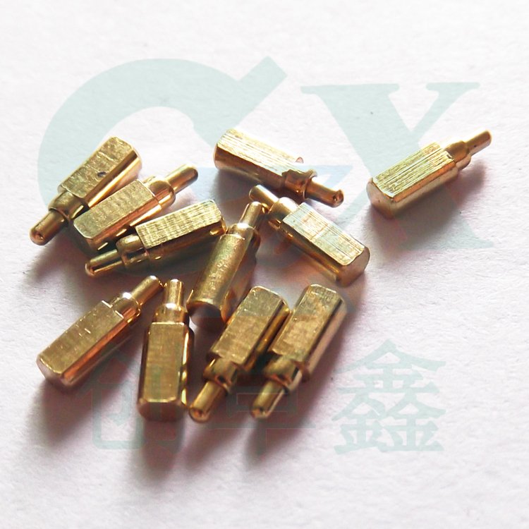 Good quality gold plated computer pins female and male thin famale smt electrode earbuds e2 75 drill pogo pin charing