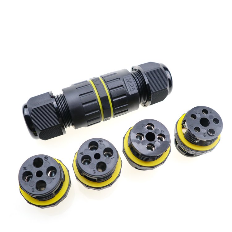 40A Wire To Wire Circular 2pin 3pin 4pin Waterproof Power Cable Ip68 Connectors