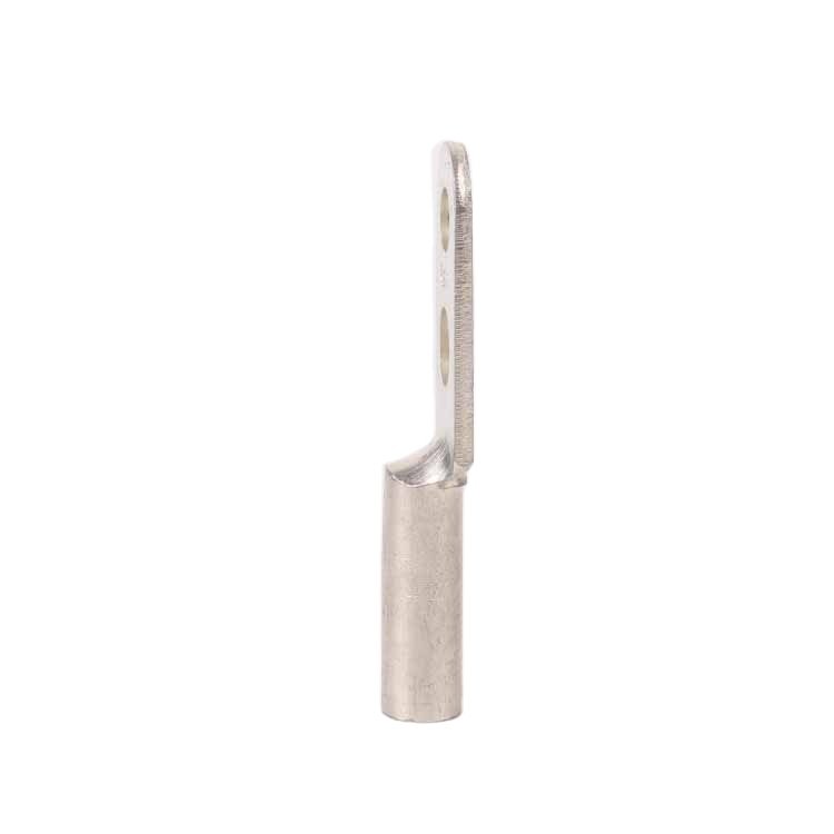 DTS Copper Double Hole Compression Flat Cable Terminal Lug Two Bolt Holes Long Barrel Cable Copper Lugs