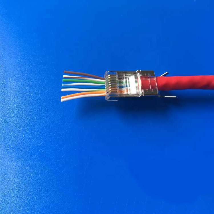 CAT6 FTP EZ TYPE SHIELDED RJ45 MODULAR PLUG 8P8C CONNECTOR