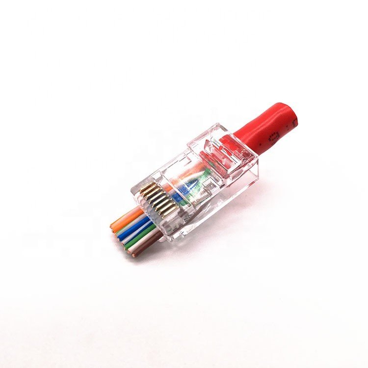 CAT6 FTP EZ TYPE SHIELDED RJ45 MODULAR PLUG 8P8C CONNECTOR