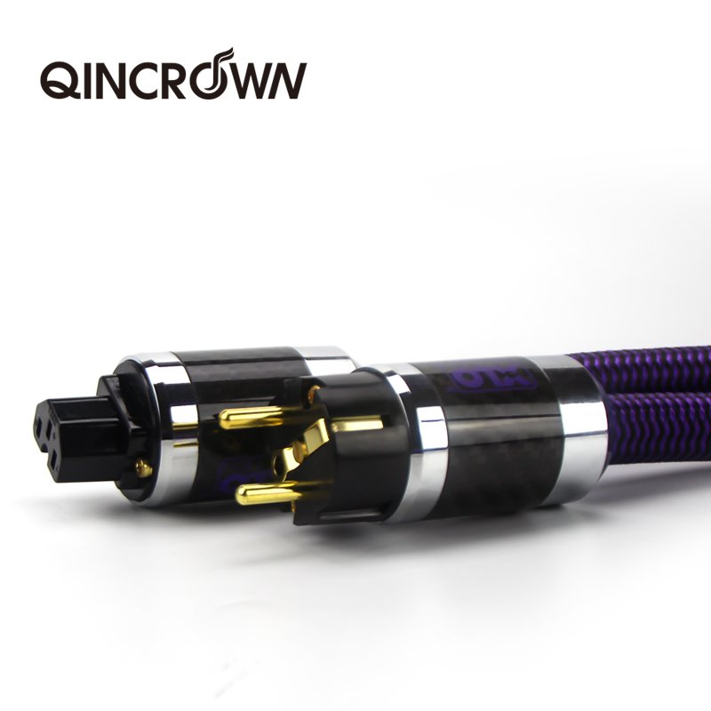 HiFi Audiophile XLO AC Power Cable CD Amplifier Audio Cable OFC Power Cord With US/EU Plug IEC Connector