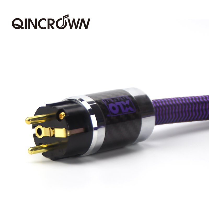 HiFi Audiophile XLO AC Power Cable CD Amplifier Audio Cable OFC Power Cord With US/EU Plug IEC Connector