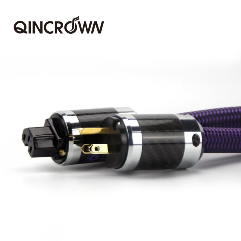 HiFi Audiophile XLO AC Power Cable CD Amplifier Audio Cable OFC Power Cord With US/EU Plug IEC Connector