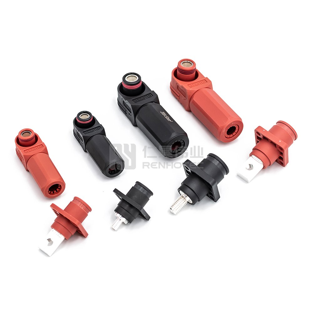 120a Battery Connector High Voltage Amphenol Surlok Plus Plug for hybrid inverter 12kW