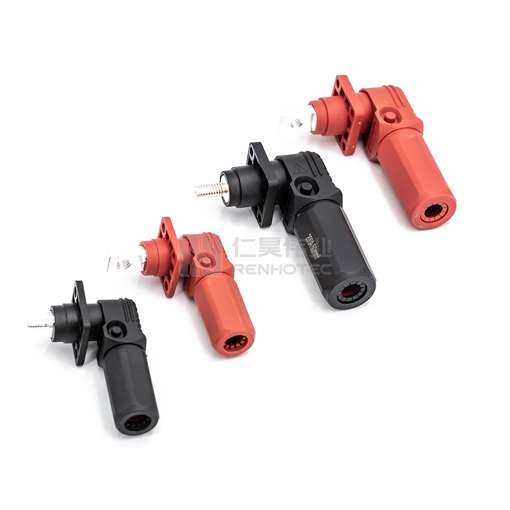 120a Battery Connector High Voltage Amphenol Surlok Plus Plug for hybrid inverter 12kW