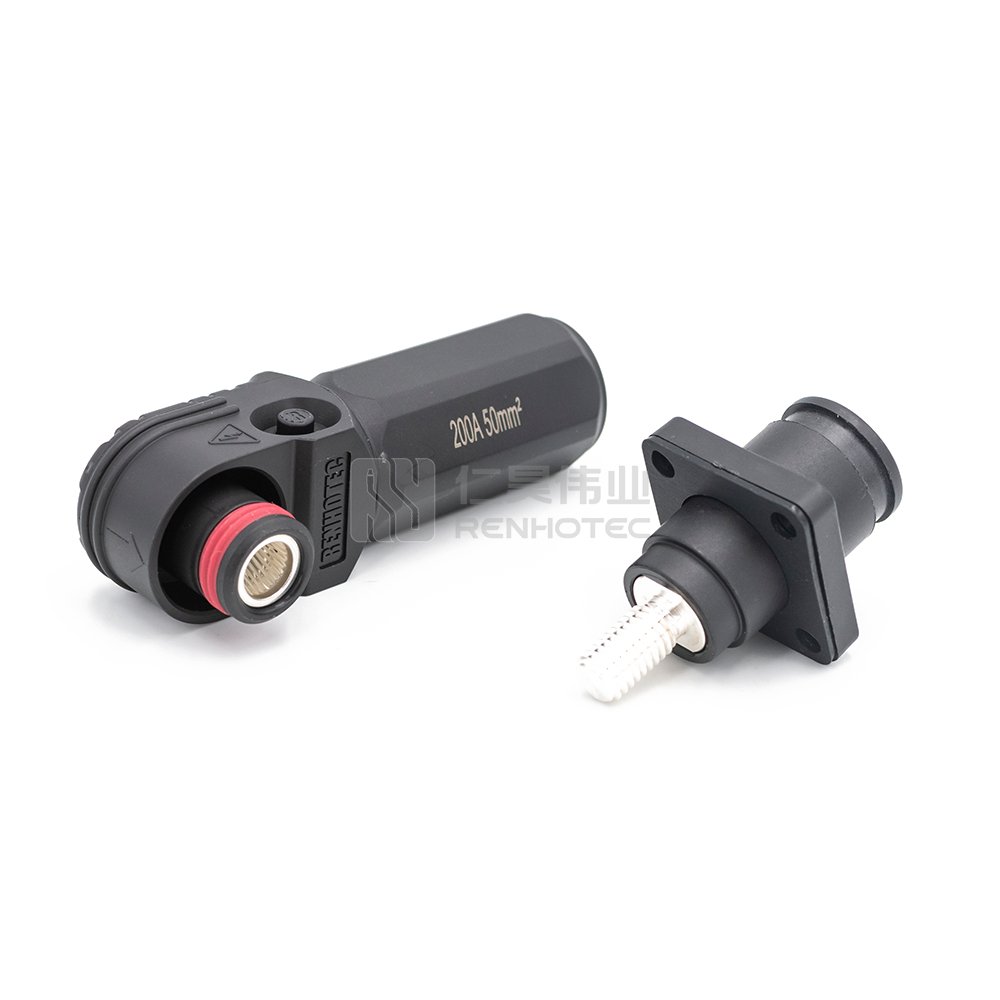 120a Battery Connector High Voltage Amphenol Surlok Plus Plug for hybrid inverter 12kW