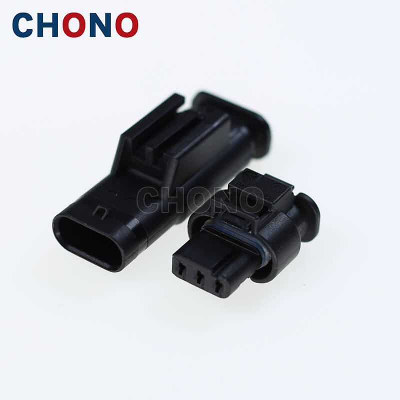 872-858-541 3 Way Female Hirschmanns Parking Sensor Connector Housing for VW