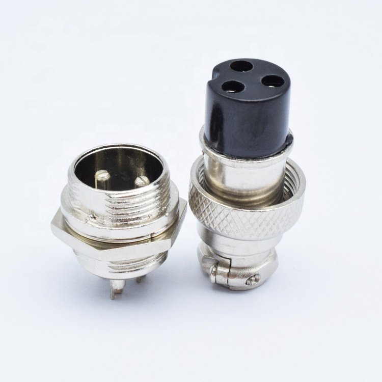 1set GX16 2pin/3pin/4pin/5pin/6pin/7pin Male Female 16mm Circular Aviation plug wire panel metal connector