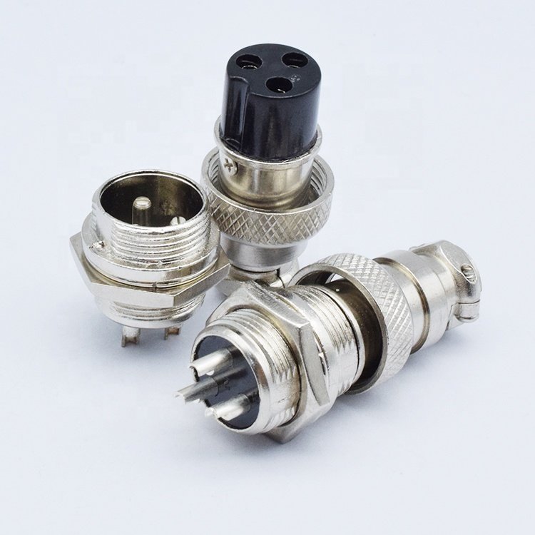 1set GX16 2pin/3pin/4pin/5pin/6pin/7pin Male Female 16mm Circular Aviation plug wire panel metal connector
