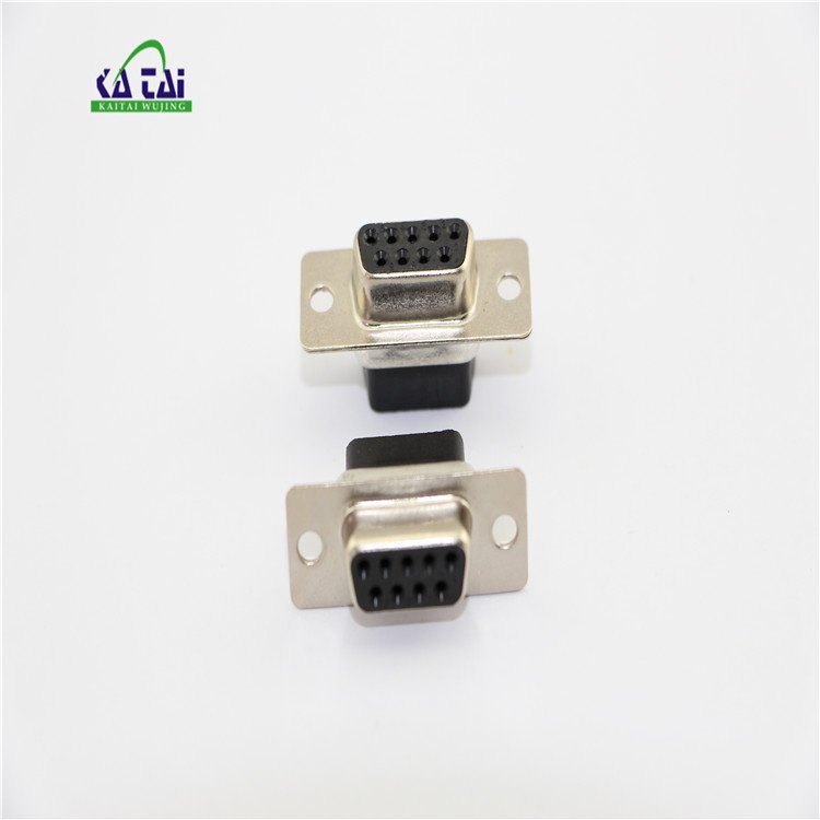 D sub RS232 9P Crimp connector DB9 high density connector 9 pin male female DB9 male Crimp Connector