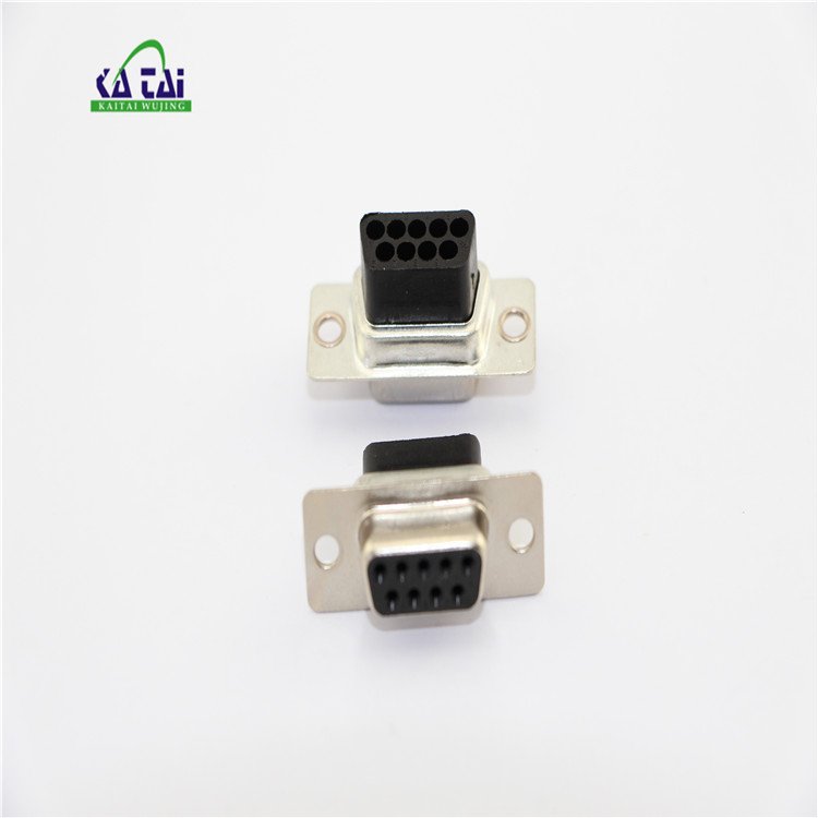 D sub RS232 9P Crimp connector DB9 high density connector 9 pin male female DB9 male Crimp Connector