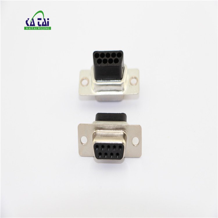 D sub RS232 9P Crimp connector DB9 high density connector 9 pin male female DB9 male Crimp Connector