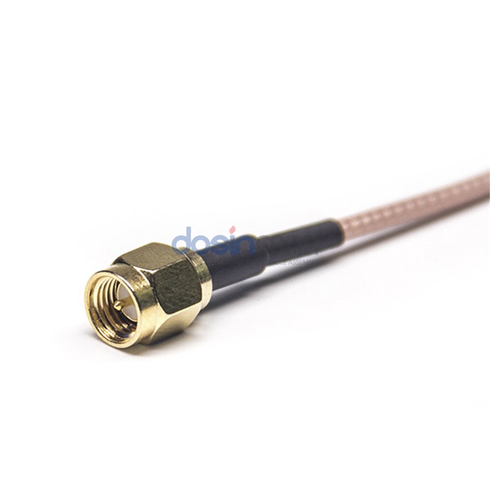 SMA Male to BNC Female IP67 Panel Mount Adapter Connector RG178 RG316 Coaxial Cable Assembly