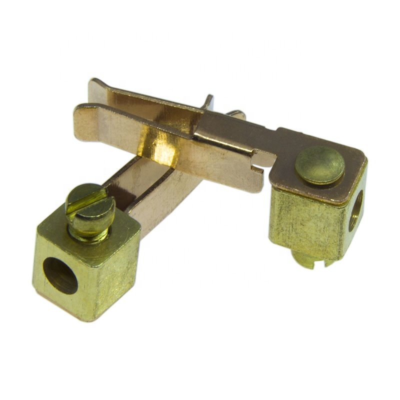 connector terminal brass spring contact,screw terminal female brass contact