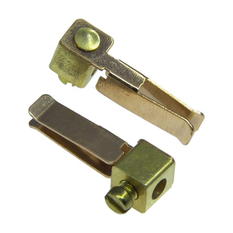 connector terminal brass spring contact,screw terminal female brass contact