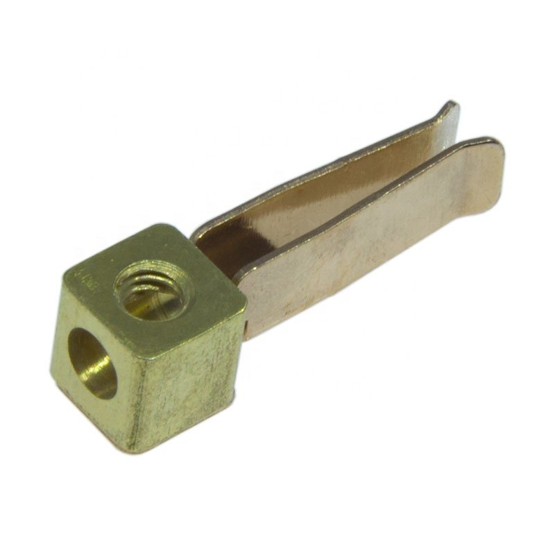 connector terminal brass spring contact,screw terminal female brass contact