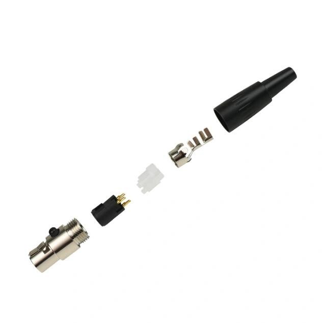 High quality female and male 3 pin mini XLR audio connector
