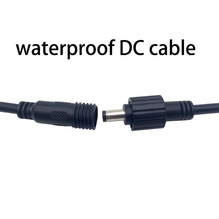 Male to Female 5.5x2.1mm 5.5x2.5mm 3.5x1.35mm Waterproof DC Power Extension Cable
