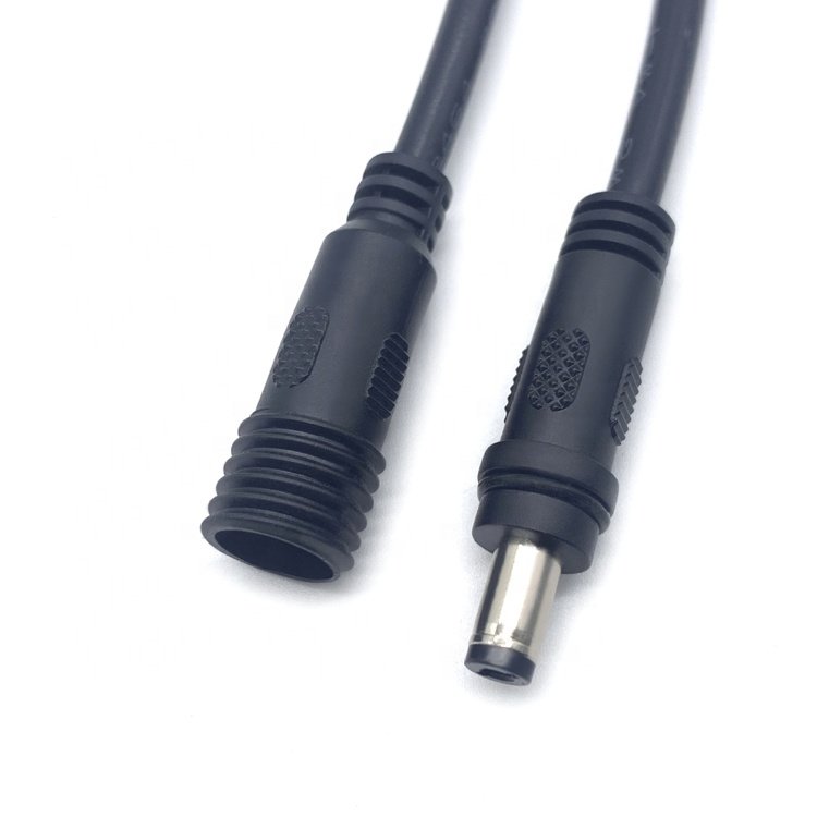 Male to Female 5.5x2.1mm 5.5x2.5mm 3.5x1.35mm Waterproof DC Power Extension Cable