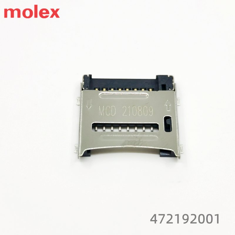 Original Micro SD Card Molex Connector 472192001 Hinged Type 8 Pin Clamshell Holder Plug Header Connector for Sale