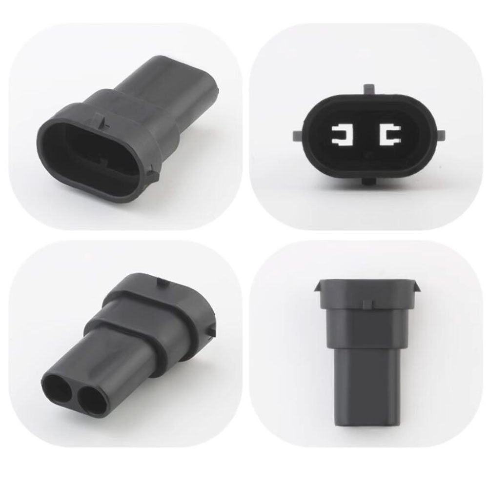 H11 12124817 12124819 automotive waterproof connector 2 pin female male cable plug terminal socket