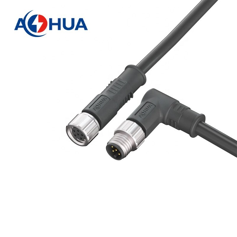 M8 Male Female Plug Waterproof Socket 6 Pin Round Sensor Electrical Connector Cable