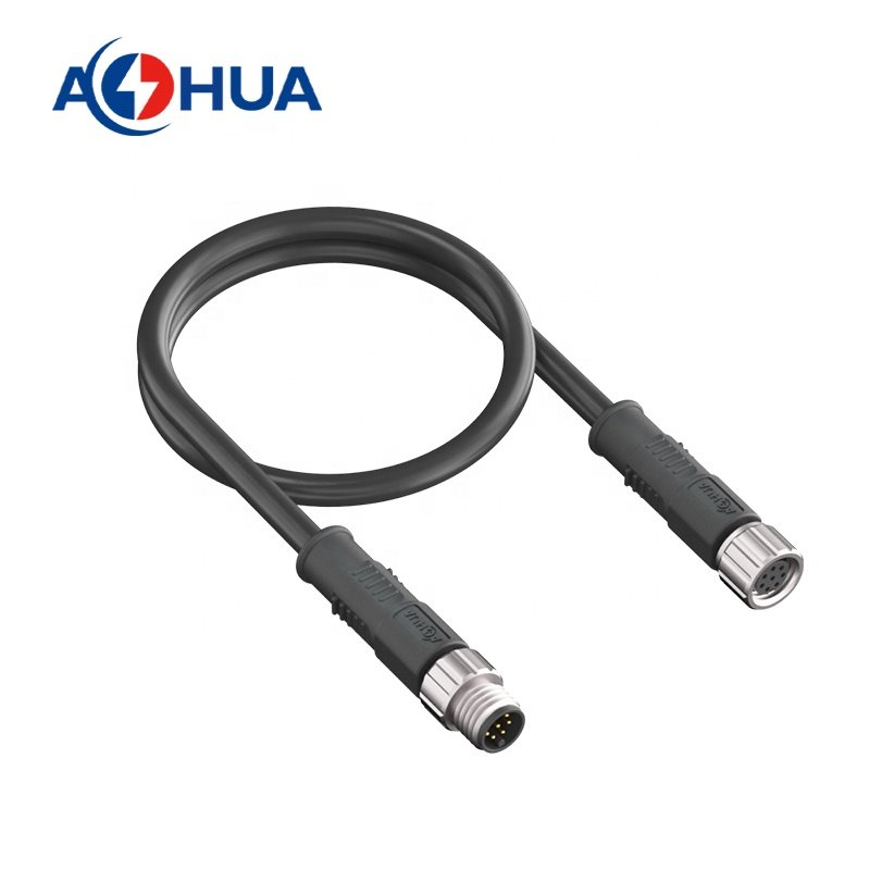 M8 Male Female Plug Waterproof Socket 6 Pin Round Sensor Electrical Connector Cable