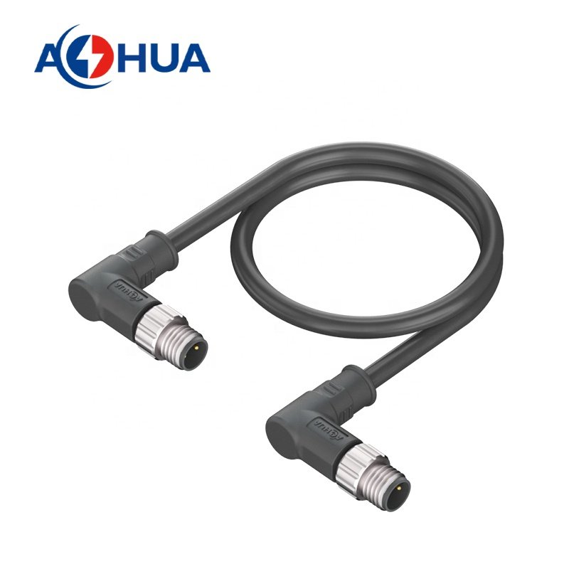 M8 Male Female Plug Waterproof Socket 6 Pin Round Sensor Electrical Connector Cable