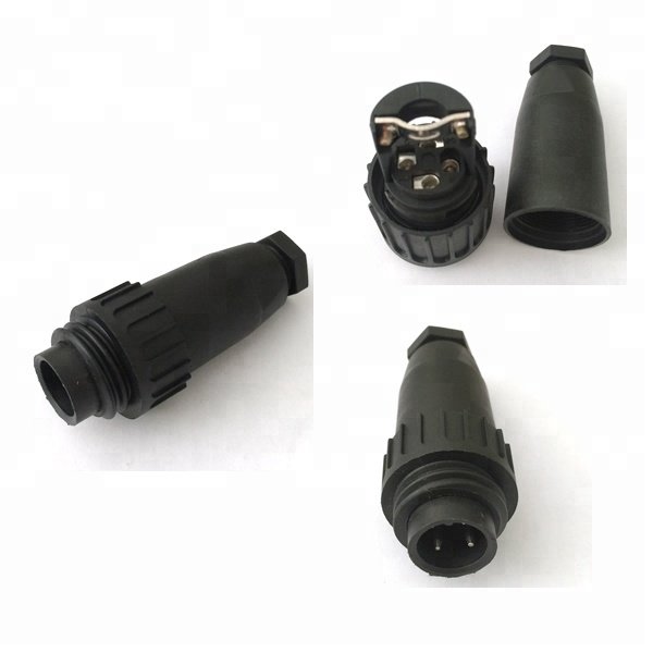 Waterproof Socket Black Adapter Automotive Termina Connectors Male Female 2 4 6 8 Pins Usb 3.1 Type C Female 10 Pin CSP