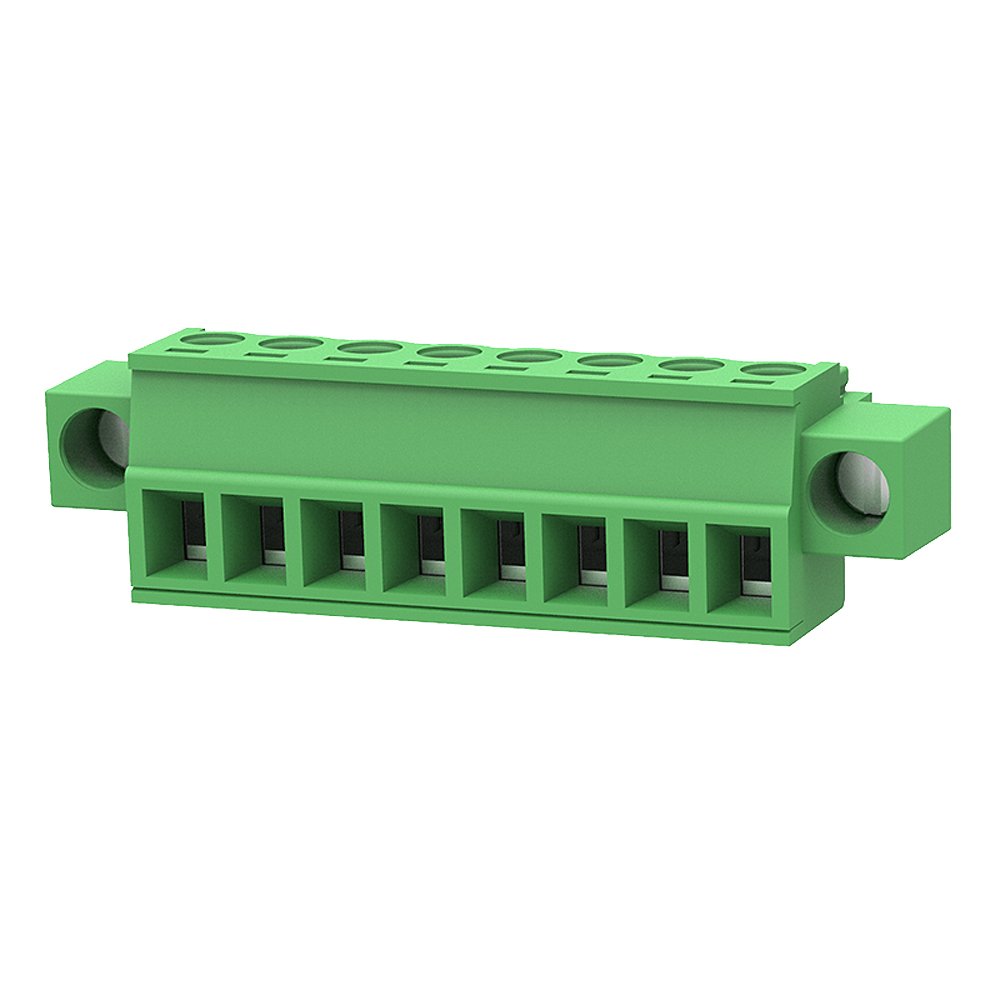 15EDGKM PCB terminal blocks pluggable socket male female connector with flange