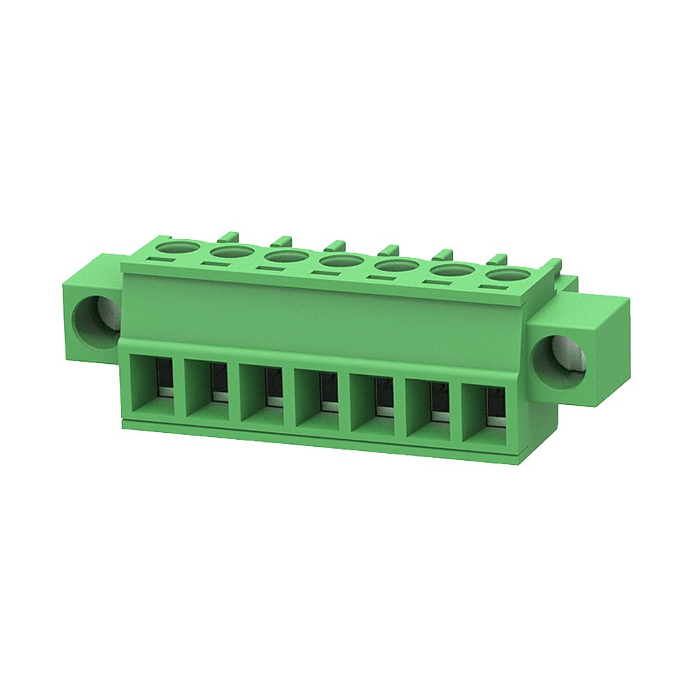 15EDGKM PCB terminal blocks pluggable socket male female connector with flange