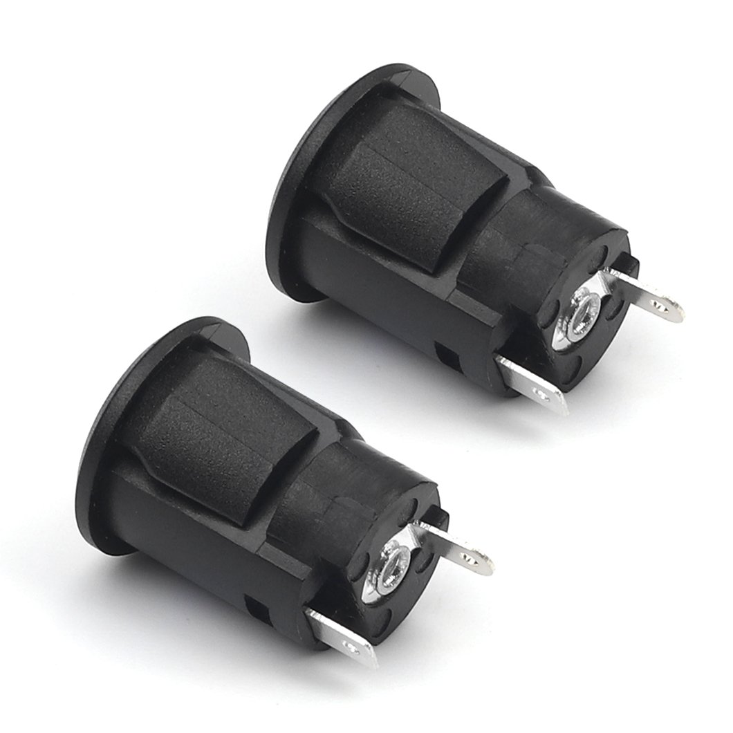 DC-022 DC Power Jack Female Jack Cable Socket DC connector 2.0mm /2.5mm clip-on round high-current power socket