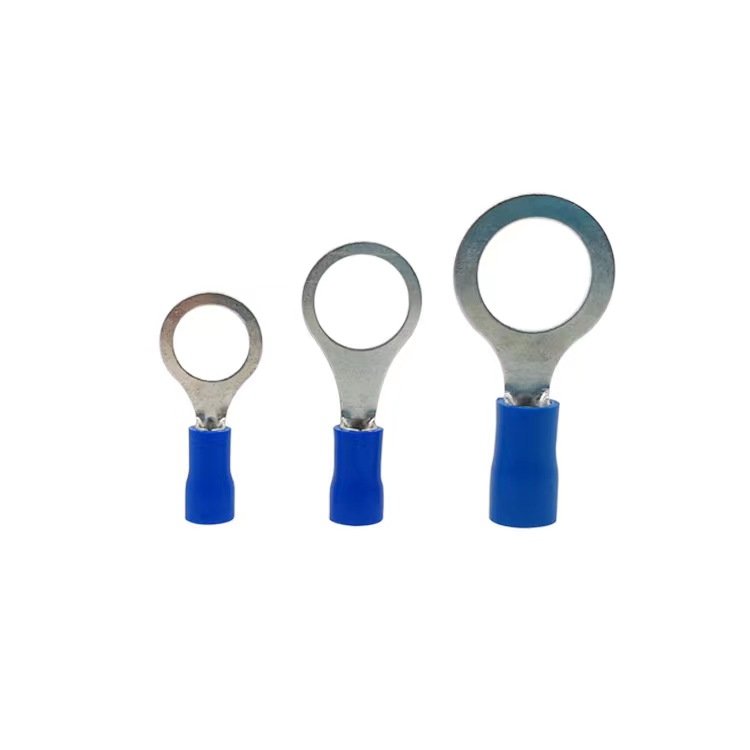 RV Series Nylon PVC Copper Brass Pre- Insulated Ring Terminals TO-JTK type connector wire lug round ring cord end terminal