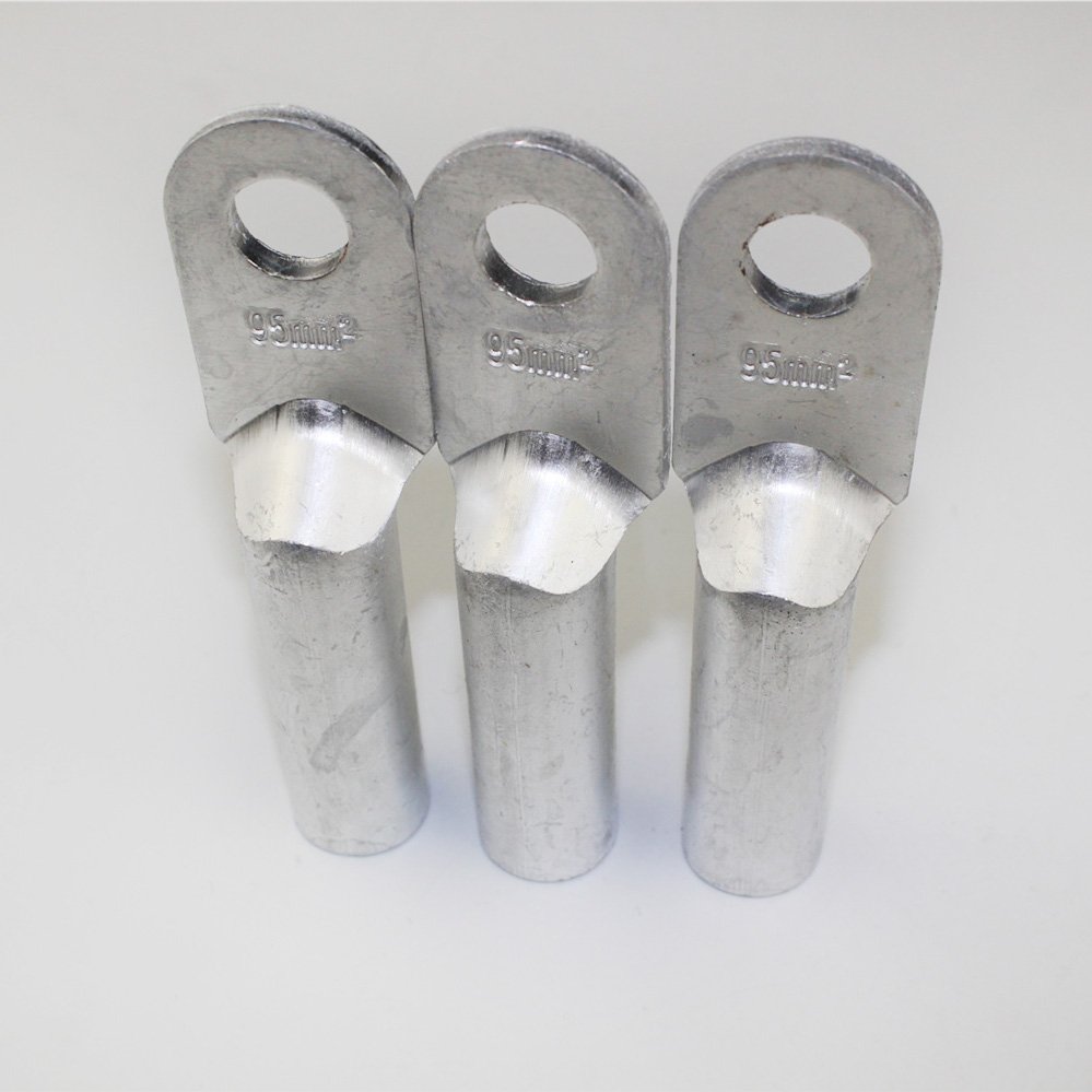 Lugs Connector, Wire Connecting Terminal High Voltage Pin Terminal Aluminium Electrical Conductivity Chrome Plated 16-240mm2
