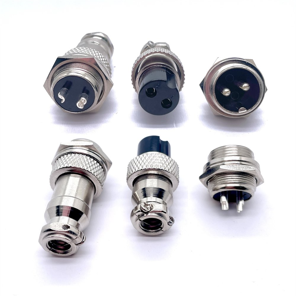 Soulin GX16 2 3 4 5 6 7 8 9 10 Pin Metal Aviation Socket Cable Connector Circular Aviat Connectors For Medical Application