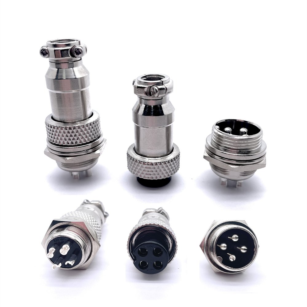 Soulin GX16 2 3 4 5 6 7 8 9 10 Pin Metal Aviation Socket Cable Connector Circular Aviat Connectors For Medical Application