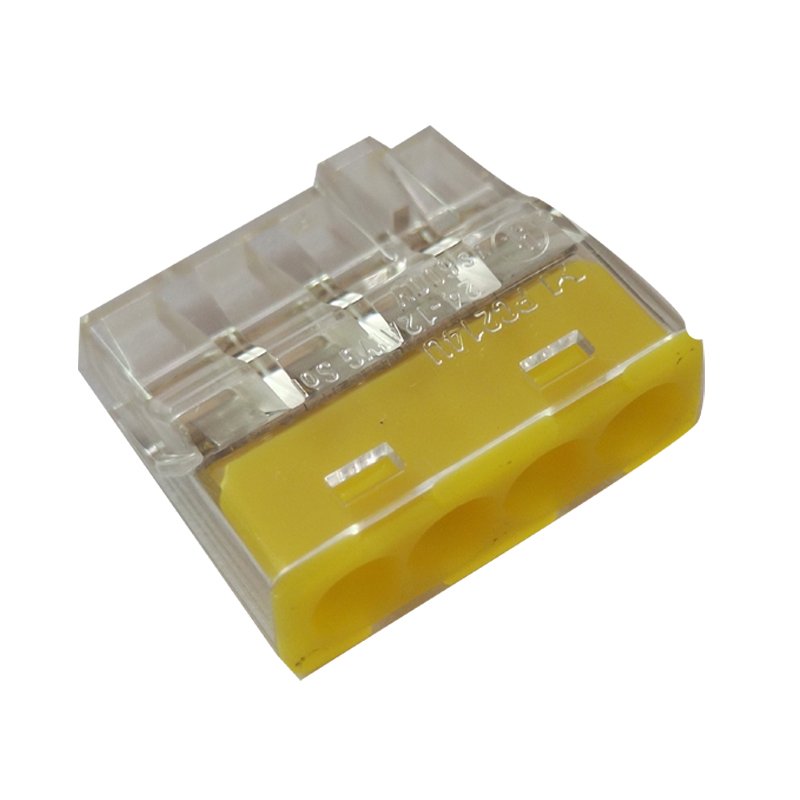 Pc213u Plug-in Connector Three-hole Wire Connector Led Lighting Wiring Terminal