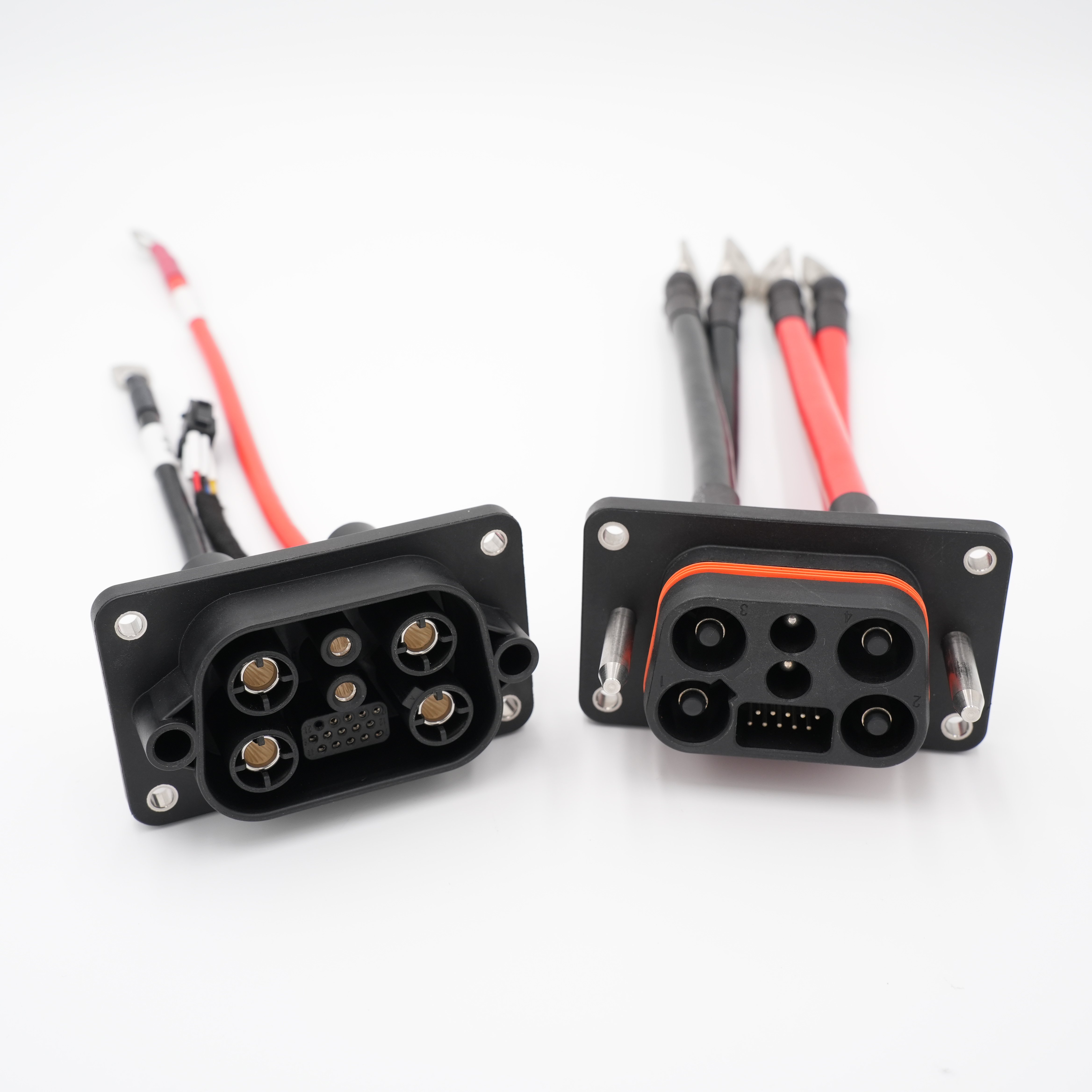 High Voltage 120A Stackable Battery Pack Connector with Waterproof Function for New Energy Storage System