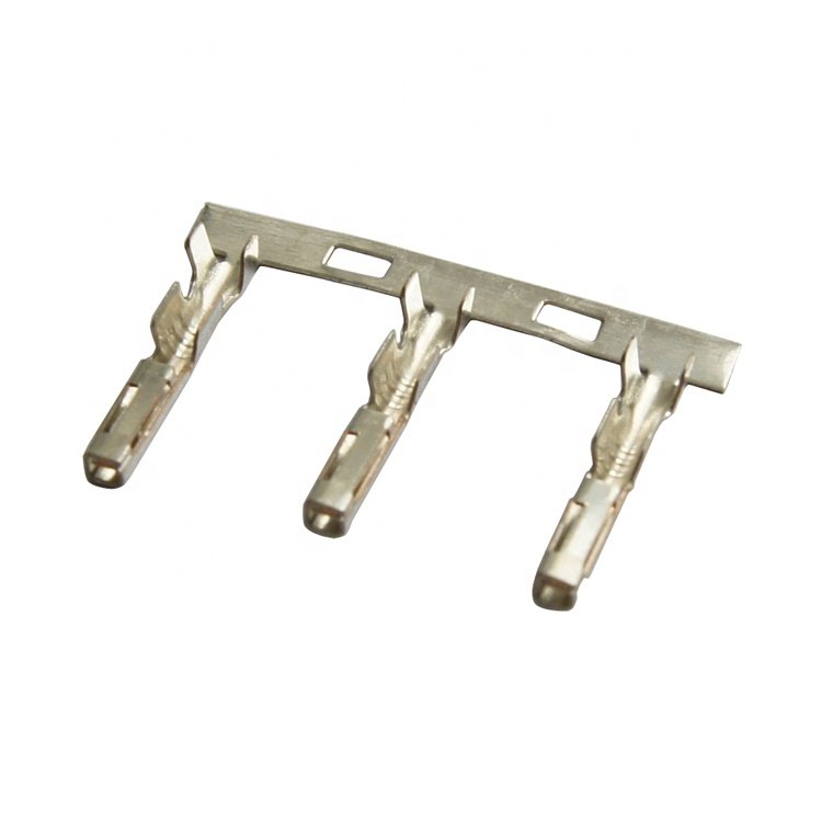 TSH006 phosphor copper crimp terminal for automotive wire harness connector female pin tin plating needle