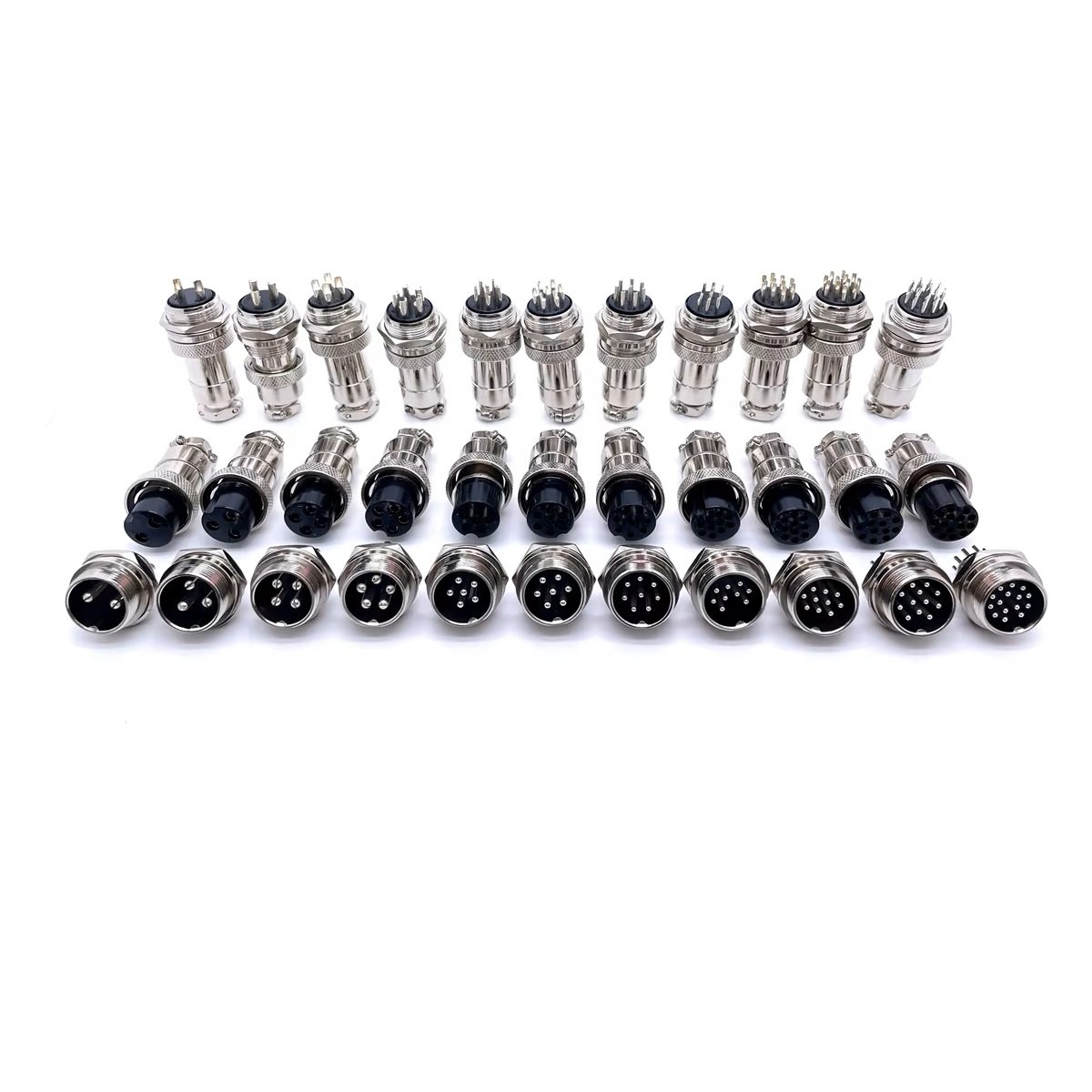 M8 M12 M5 GX12 GX16 GX20 Aviat Connectors Wires Cable Waterproof 2 3 4 5 6 7 8 9 10 Aviation Plug Socket Circular