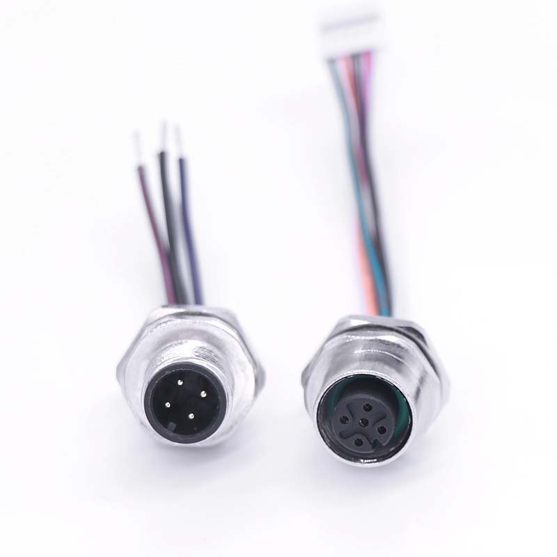 Zinc alloyedA code 2 core 3 core welding High temperature resistance Industry waterproof Connector