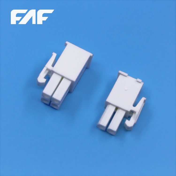 AMP 172336-1 Nylon 66 Phosphor Bronze 4.2mm Pitch Wire To Wire Connector 2 Pin Disconnectable Crimp Connector