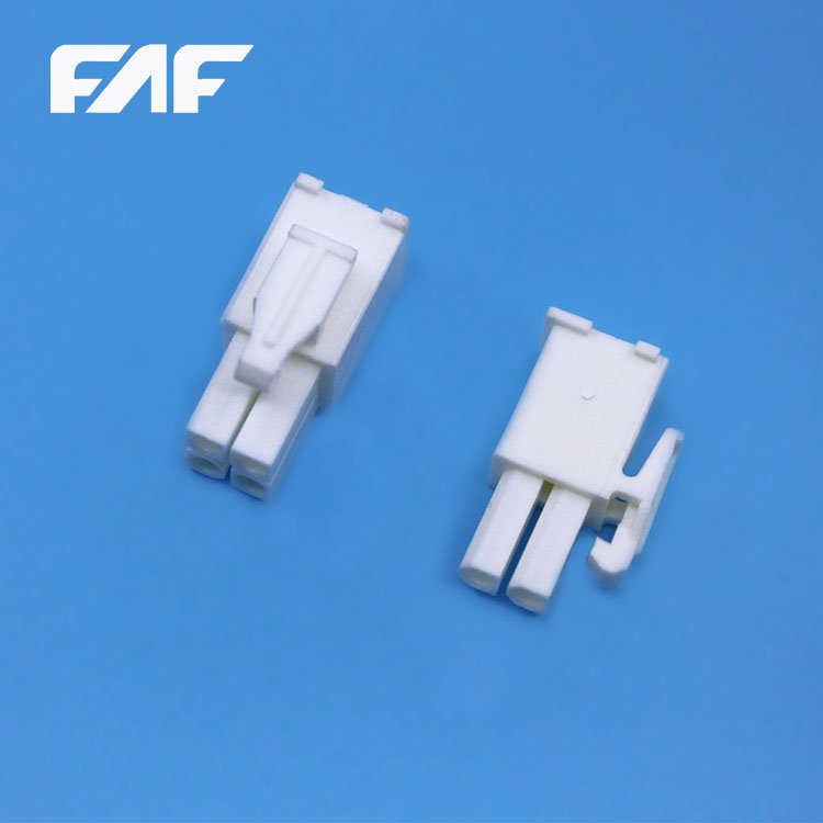 AMP 172336-1 Nylon 66 Phosphor Bronze 4.2mm Pitch Wire To Wire Connector 2 Pin Disconnectable Crimp Connector