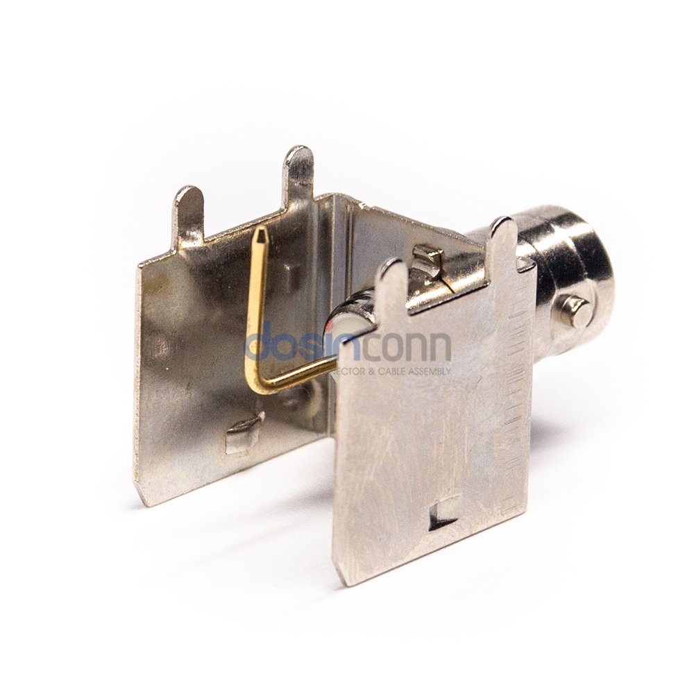 BNC Angle Connector BNC PCB Mount Female Jack connector for Antennas Broadcast Medical Equipment