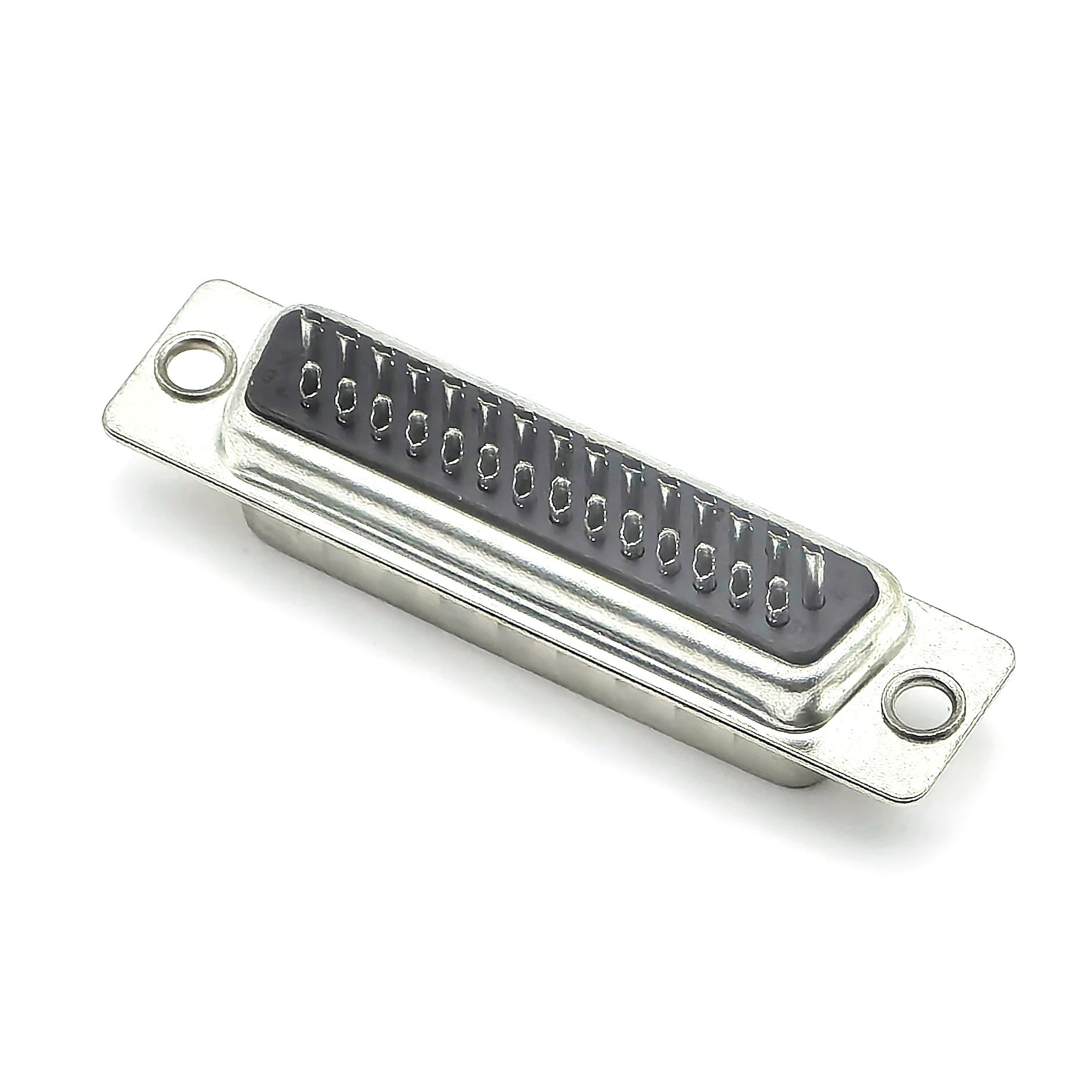 HIGH DENSITY D-SUB Connector DIP 180 MALE 44P GOLD FLASH WHITE TRAY
