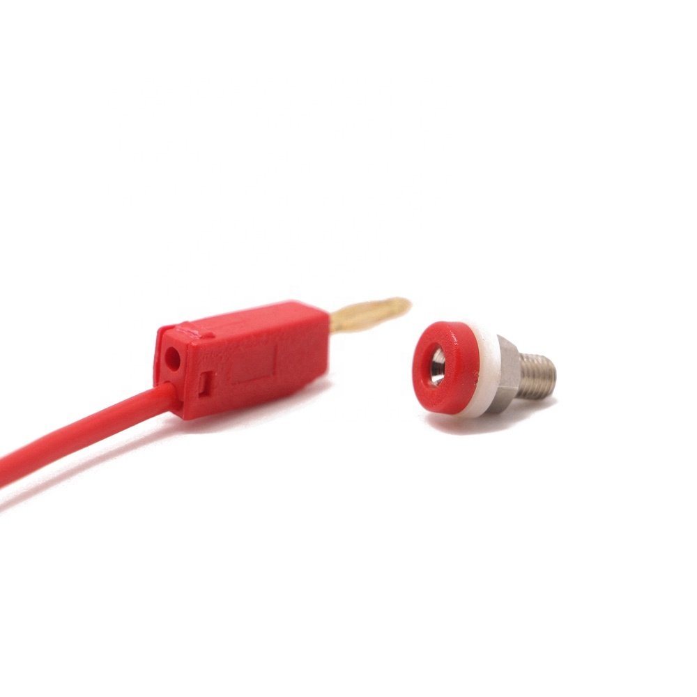 5 Color brass 2 mm safety Banana JACK Socket female terminals connector for 2MM BANANA PLUG Test Probes Instrument