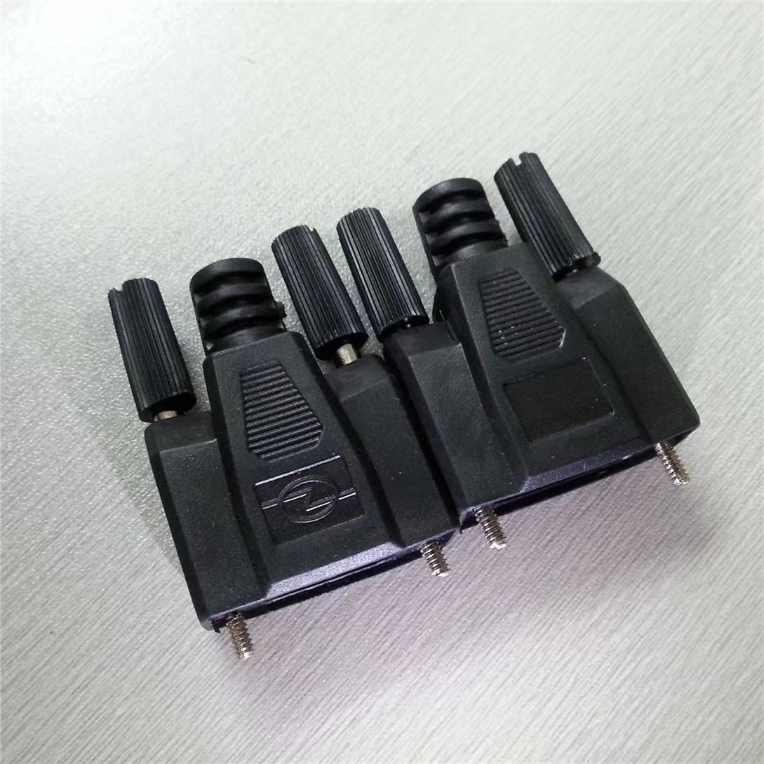 D-sub Series D-Sub 9 Plastic Shell, DB9 Plastic Cover, 9-Way Screwlock D-sub 9 Pin Connector Hood Cover