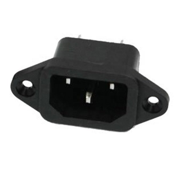 IEC 320 C14 Panel Mount Plug Adapter Connector Socket